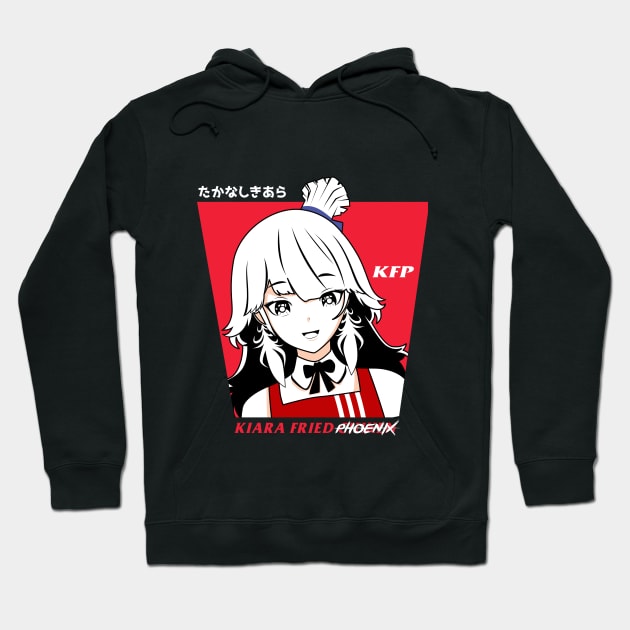 Hololive English Takanashi Kiara - Kiara Fried Phoenix Hoodie by Waifuku Merch